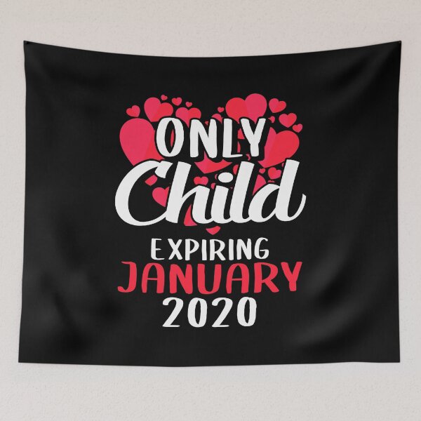 Item preview, Only Child Expiring January 2020 Pregnancy Announcement, Expecting  A Baby designed and sold by Merchking1.