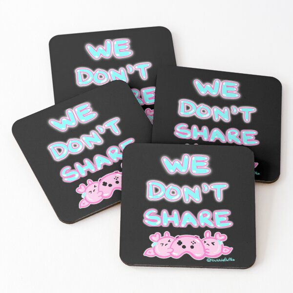 Item preview, Twin Lotties Don’t Share designed and sold by BubbleFluffCo.
