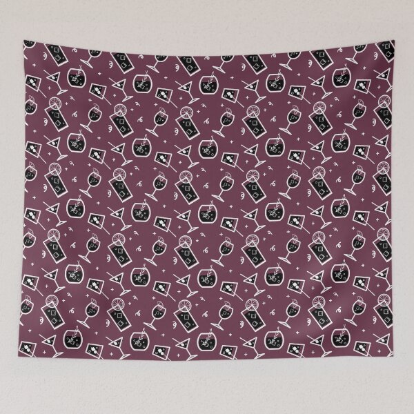 Item preview, Cocktail Burst - Burgandy designed and sold by RahimaUmmi.