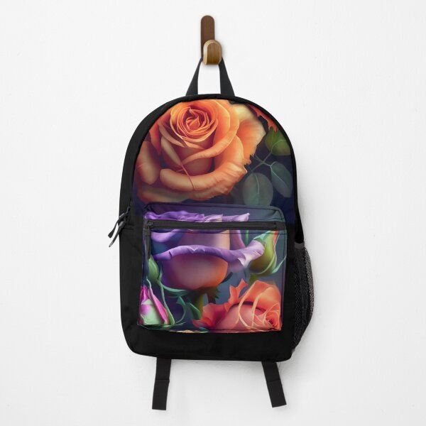 Item preview, Elegant and vibrant roses, orange, pink and purple roses designed and sold by Orianah.