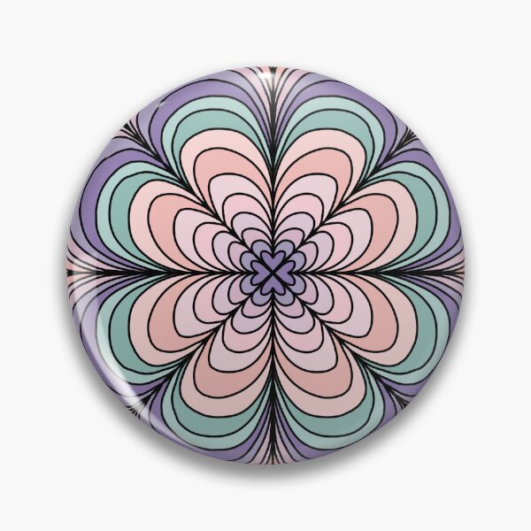 Item preview, Flowy Flower Mandala designed and sold by Peace502.