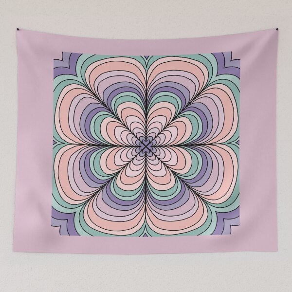 Item preview, Flowy Flower Mandala designed and sold by Peace502.