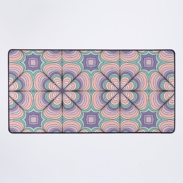 Item preview, Flowy Flower Mandala Tile designed and sold by Peace502.