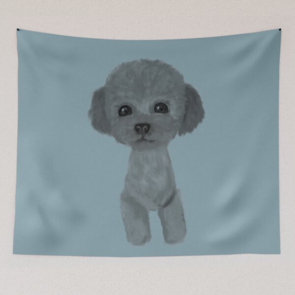 Item preview, silver poodle designed and sold by ultimawiz.
