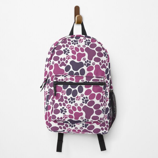 Item preview, Dog Paw Camo Seamless Pattern Purple Violet Blue designed and sold by MoePark.
