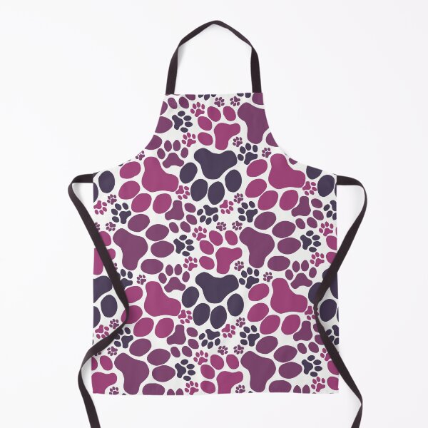 Item preview, Dog Paw Camo Seamless Pattern Purple Violet Blue designed and sold by MoePark.
