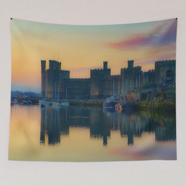 Item preview, CASTLE OIL PAINTING designed and sold by NICK COBURN PHILLIPS.
