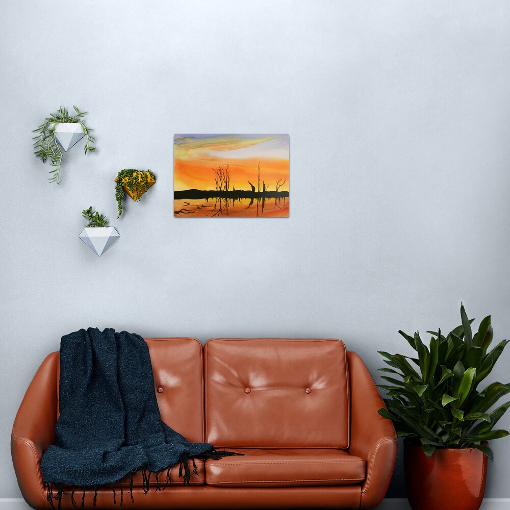 Flooded Lake Metal Print