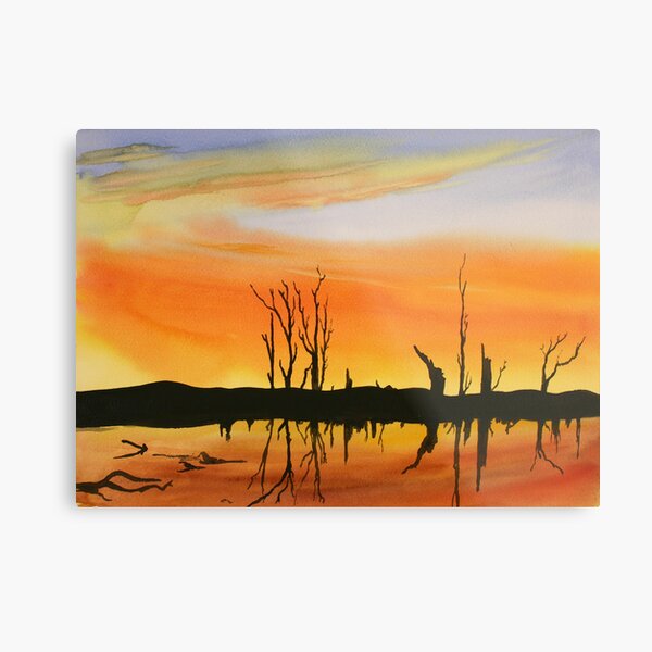 Flooded Lake Metal Print