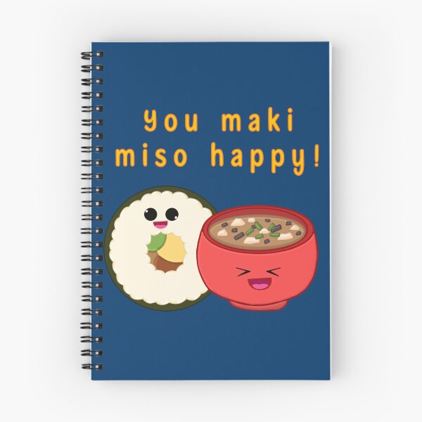 Artikelvorschau, Du machst Maki Miso glücklich entworfen und verkauft von ClmsyStudio.