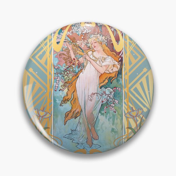 Item preview, Art Nouveau Spring Awakening designed and sold by Lylabean22.