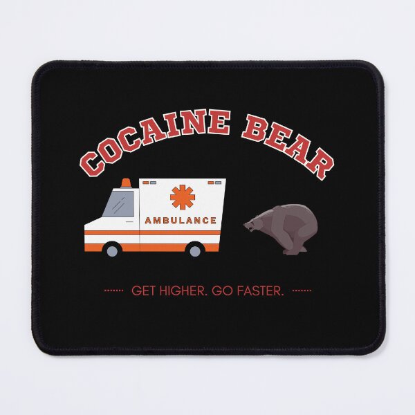 Item preview, COCAINE + BEAR + AMBULANCE designed and sold by baldbird.