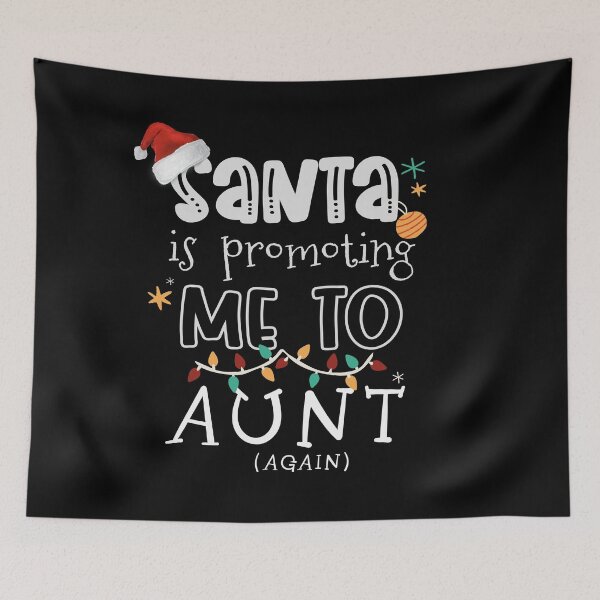 Item preview, Christmas Gifts for Auntie, Promoted To Aunt Again design designed and sold by Merchking1.
