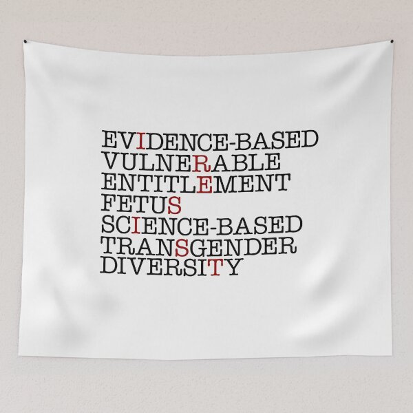 Item preview, trump's seven banned words CDC: I RESIST 7 evidence-based vulnerable entitlement fetus science-based transgender diversity designed and sold by starkle.