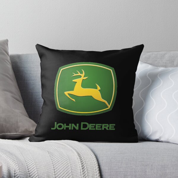 The Vintage John Deere Green Machine Throw Pillow