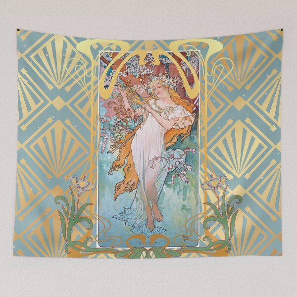 Item preview, Art Nouveau Spring Awakening designed and sold by Lylabean22.