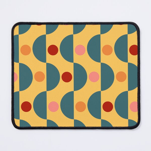 Item preview, Retro geometric half circ circles designed and sold by 247vibes.