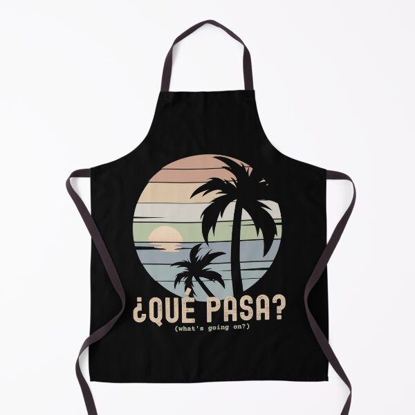 Item preview, ¿Qué pasa?, What's Going On, Spanish Phrases, Vintage Retro Sunset View designed and sold by Sun Sand & Sea Art.