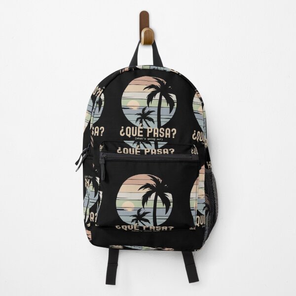 Item preview, ¿Qué pasa?, What's Going On, Spanish Phrases, Vintage Retro Sunset View designed and sold by Sun Sand & Sea Art.