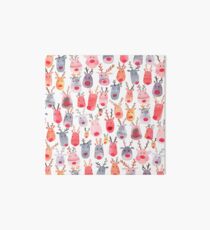 Reindeers - Animal cuteness - Winter watercolor pattern - Rudolph Art Board