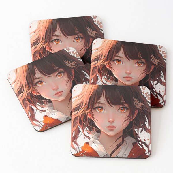 Item preview, Anime girl with vibrant eyes designed and sold by PradoxFausto.
