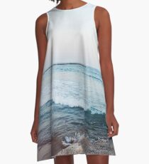 Calm ocean waves A-Line Dress