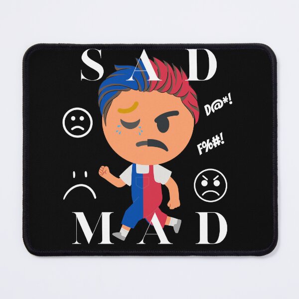 Item preview, Sad Mad - A human emotion designed and sold by emoney14.