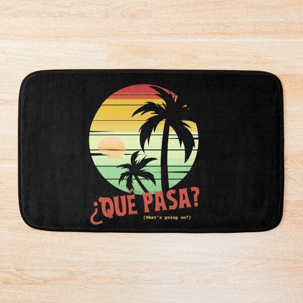 Item preview,  ¿Qué pasa?, What's Going On, Spanish Phrases, Vintage Retro Sunset View designed and sold by Sun Sand & Sea Art.