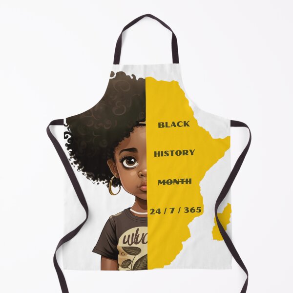 Item preview, Black History Month 2023 Little Afro girl  designed and sold by Ailly's Prints ⭐⭐⭐⭐⭐.