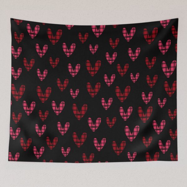 Item preview, polka hearts pattern,red,pink designed and sold by cutecrazytshirt.