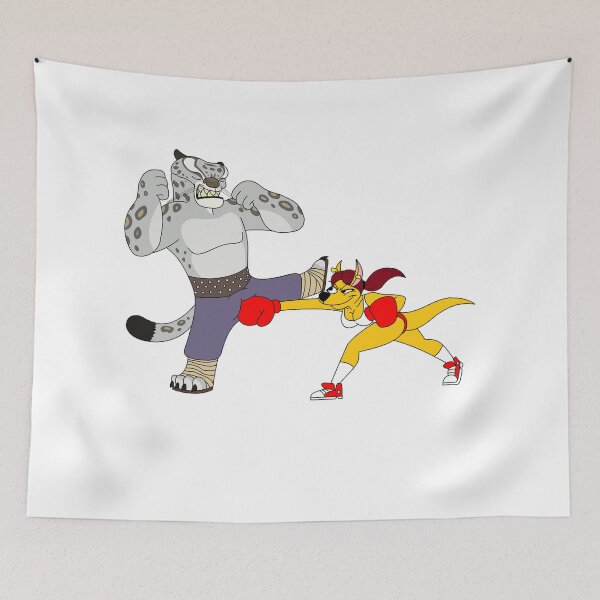 Item preview, Penelope Kangaroo Vs Tai Lung designed and sold by Design-Busuk.