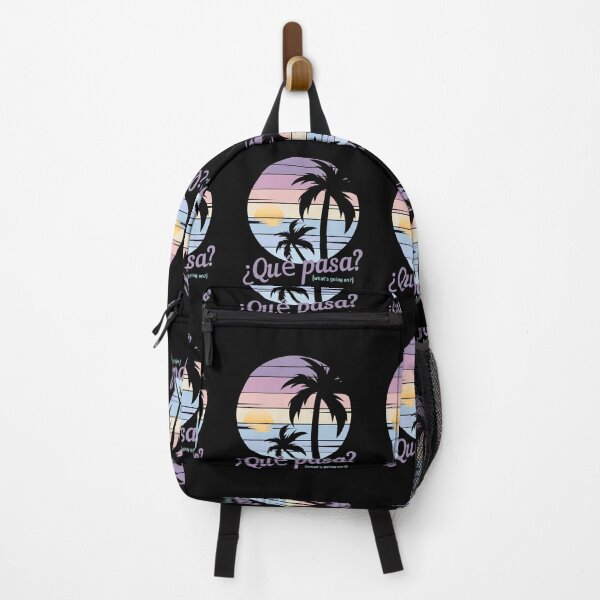 Item preview,  ¿Qué pasa?, What's Going On, Spanish Phrases, Vintage Retro Sunset View designed and sold by Sun Sand & Sea Art.