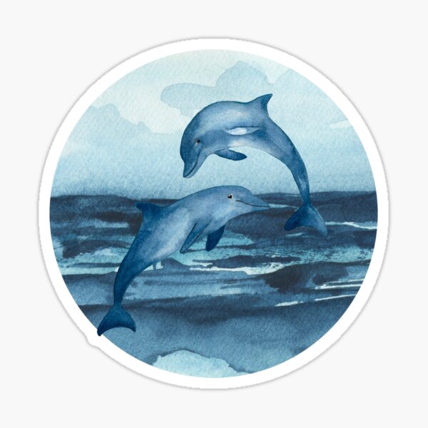 Cool Dolphin Fear the Fin Miami Football Fan  Sticker for Sale by  JoselinDuran