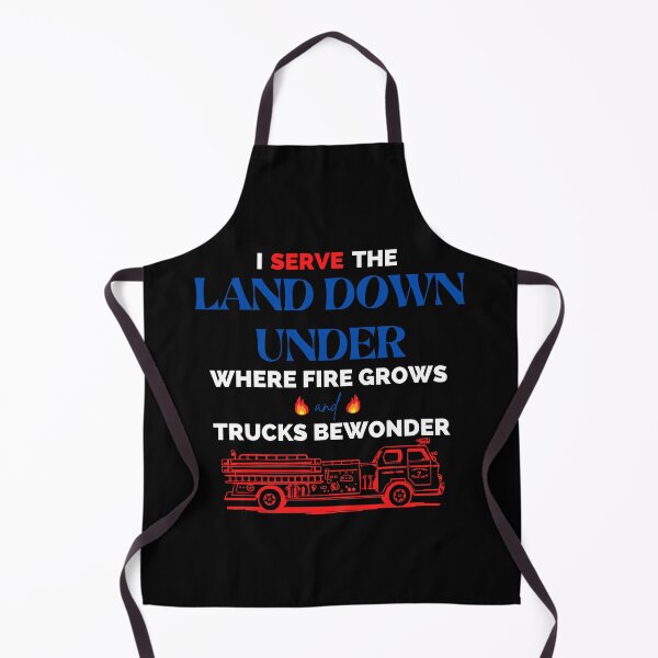 Item preview, I serve the land down under firefighting designed and sold by FighterFire.