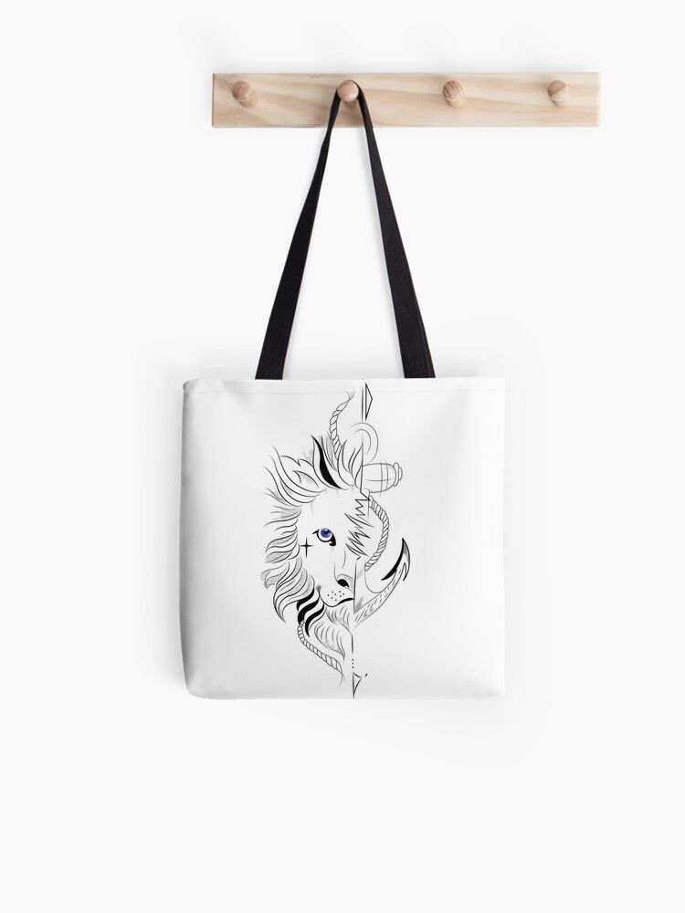 Because You Re My King And I M Your Lionheart Tote Bag By
