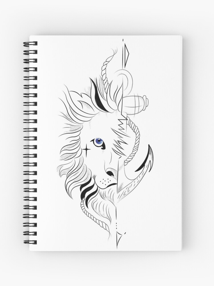 Because You Re My King And I M Your Lionheart Spiral Notebook By