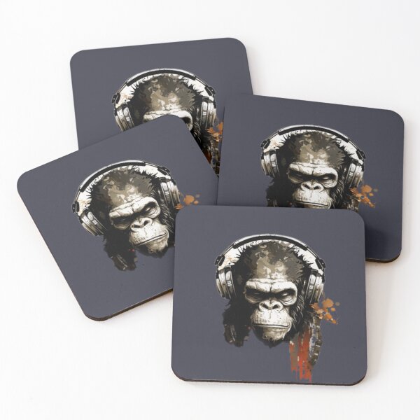 Item preview, Ape Metal: Rocking Out with Headphones designed and sold by JOY STORE 45.