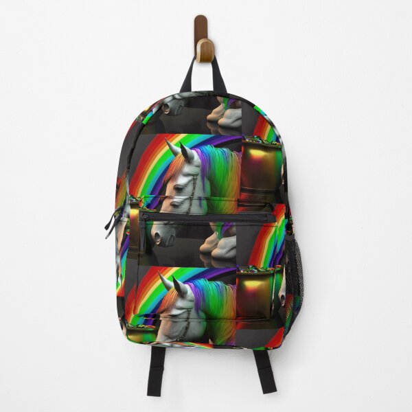 Item preview, St. Patty's Day Unicorn Rainbow Abstract Art designed and sold by MariaMagicMerch.