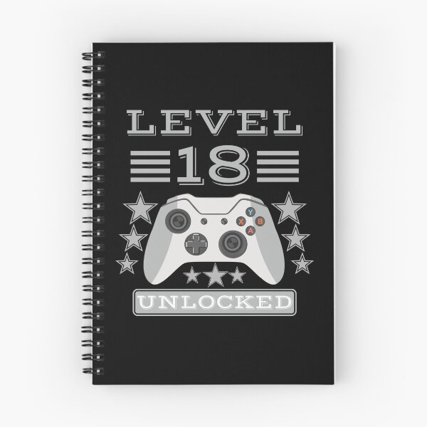 Item preview, level 18 unlocked birthday gif t-shirt design - Redbubble designed and sold by bluehatgraphics.