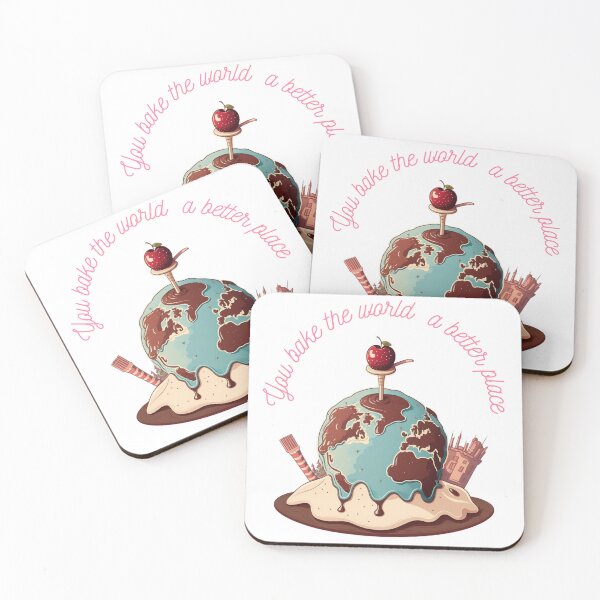 Item preview, You bake the world a better place designed and sold by Ailly's Prints ⭐⭐⭐⭐⭐.