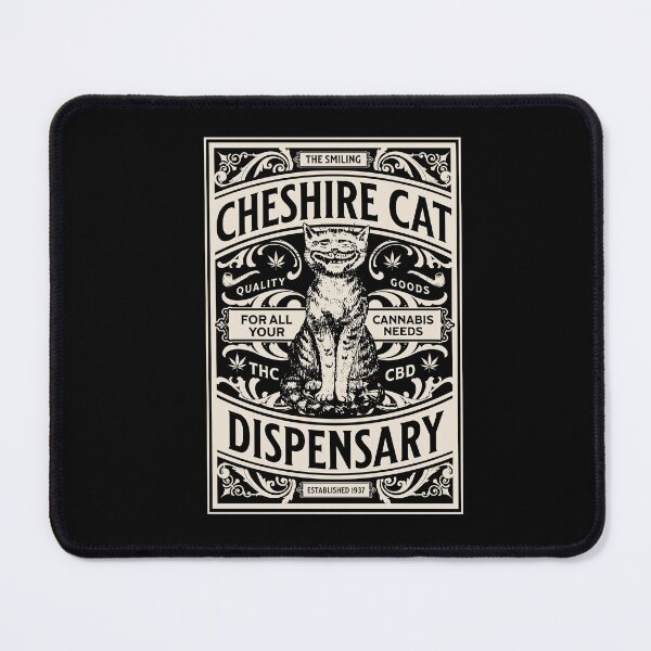 Item preview, Cheshire Cat Dispensary Weed Alice in Wonderland Trippy designed and sold by PUFFYP.
