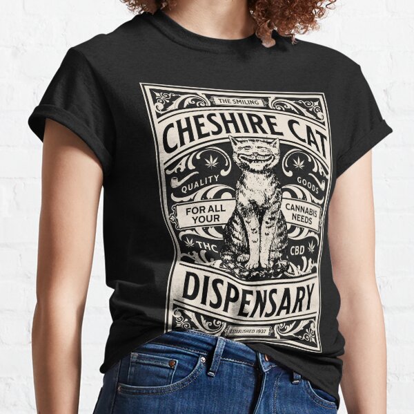 Item preview, Cheshire Cat Dispensary Weed Alice in Wonderland Trippy designed and sold by PUFFYP.
