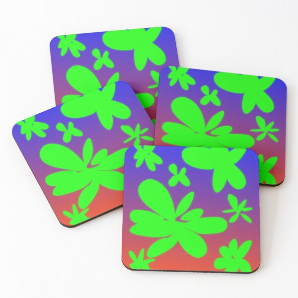 Item preview, Flower shape in gradient background  designed and sold by UnshieldArt.