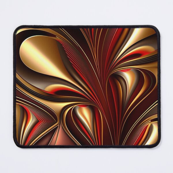 Item preview, Gold and red abstract design designed and sold by warzin.