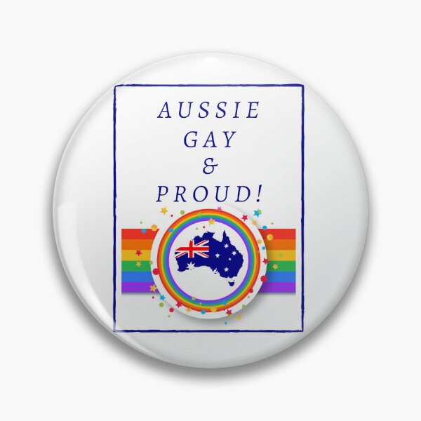 Item preview, Aussie Gay & Proud! designed and sold by Little-Bit-Xtra.