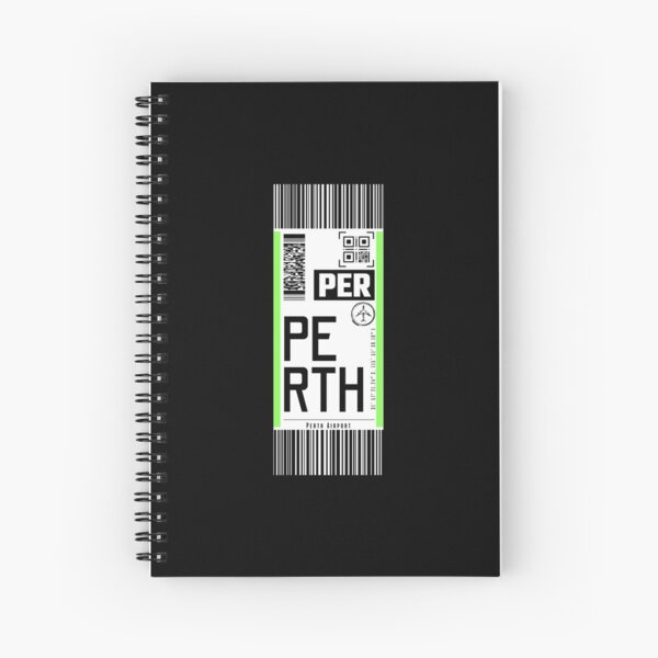 Item preview, PERTH (PER) Australia classic luggage tag flight stickers designed and sold by LeddsoDello.