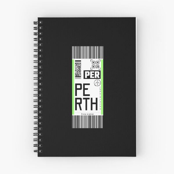 Item preview, PERTH (PER) Australia classic luggage tag flight stickers designed and sold by LeddsoDello.