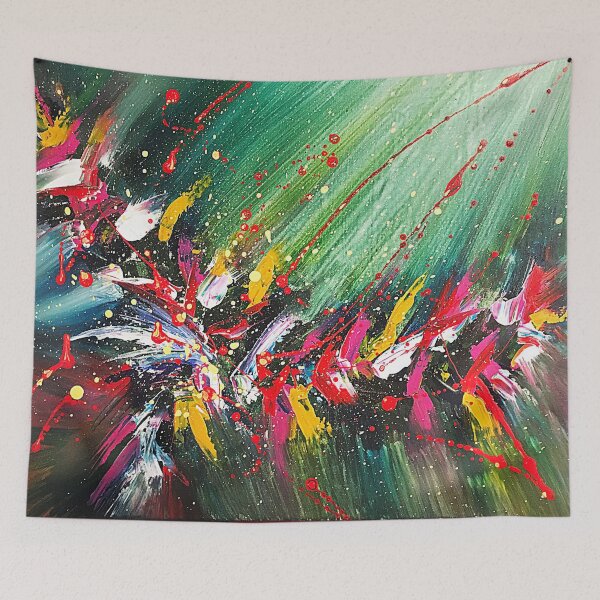 Item preview, abstract flowers designed and sold by krazykat.