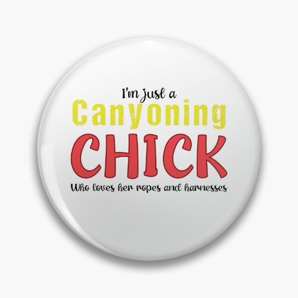 Item preview, I'm just a Canyoning chick who loves her ropes and harnesses designed and sold by Adventure-Stuff.