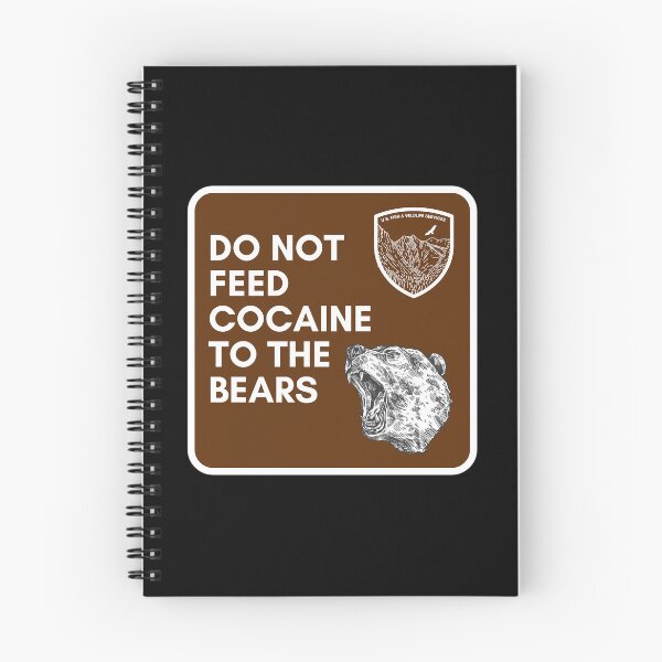 Item preview, COCAINE BEAR ROAD SIGN designed and sold by baldbird.